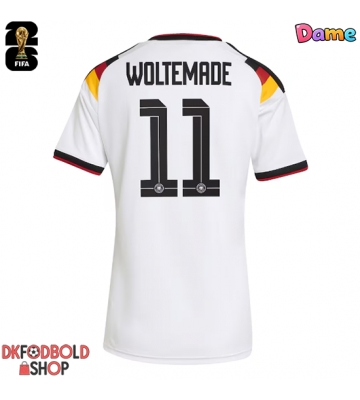 Tyskland Nick Woltemade #11 Hjemmebanetrøje Dame VM 2026 Kort ærmer